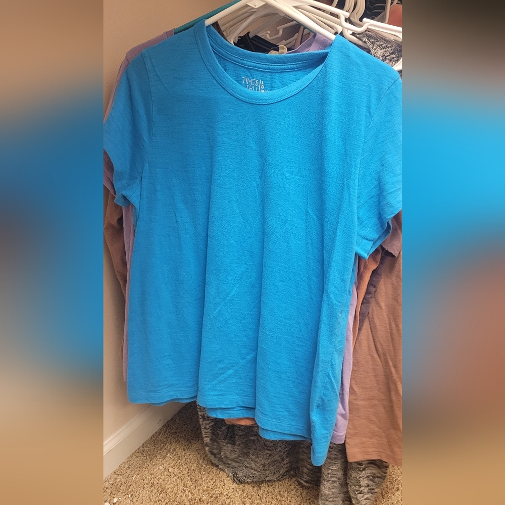 BUNDLE - Time and Tru Teal Top